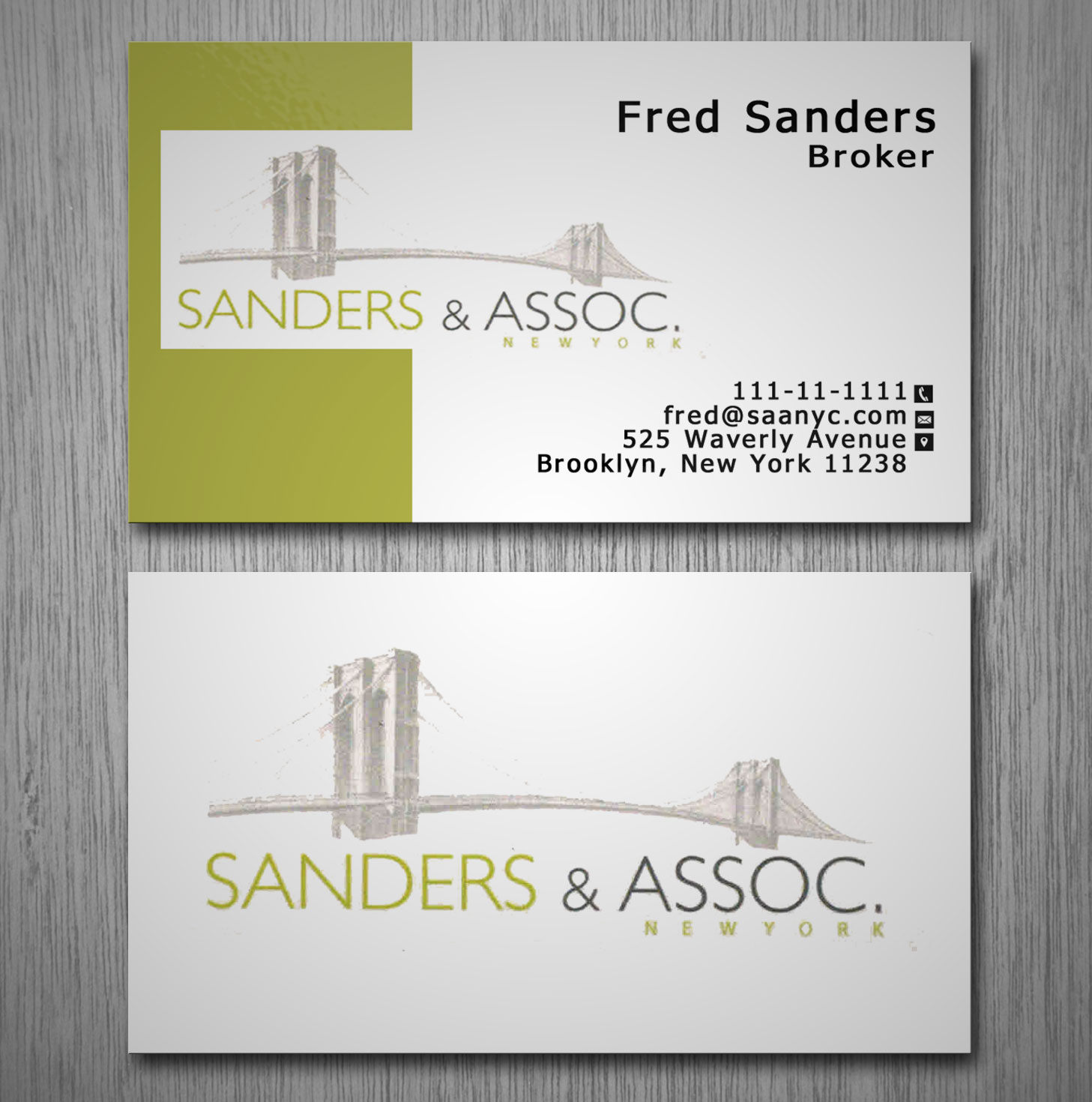 Visitenkarten-Design von Lanka Ama für sanders & associates | Design #8420252