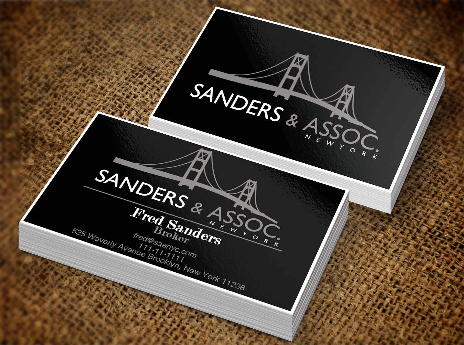 Business Card Design by Lanka Ama for sanders & associates | Design #8461960