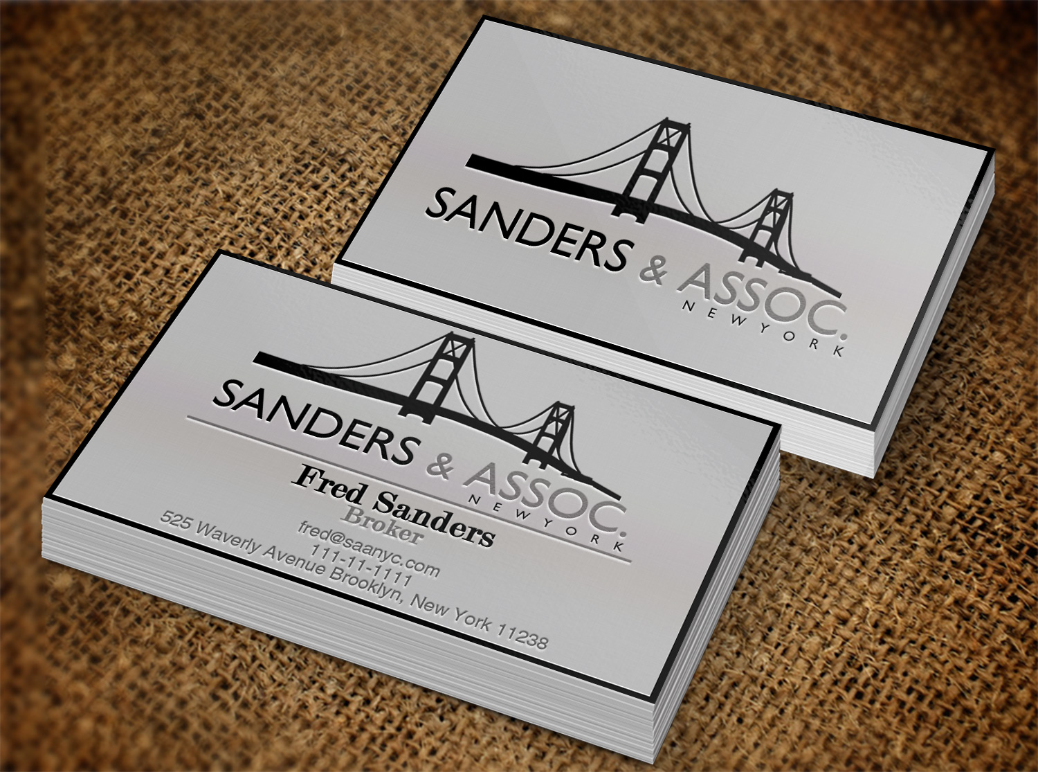 Business Card Design by Lanka Ama for sanders & associates | Design #8461965