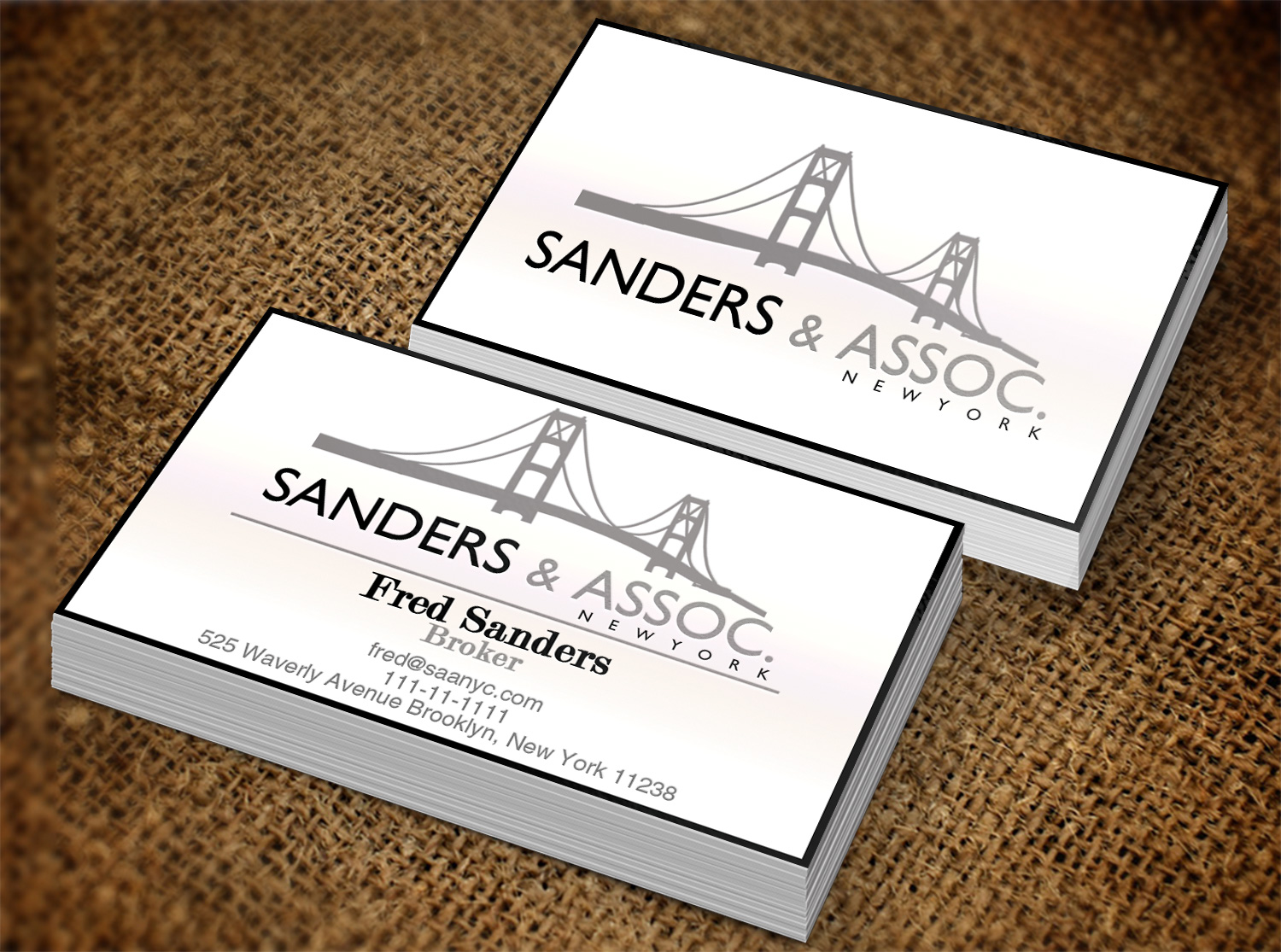 Visitenkarten-Design von Lanka Ama für sanders & associates | Design #8461966