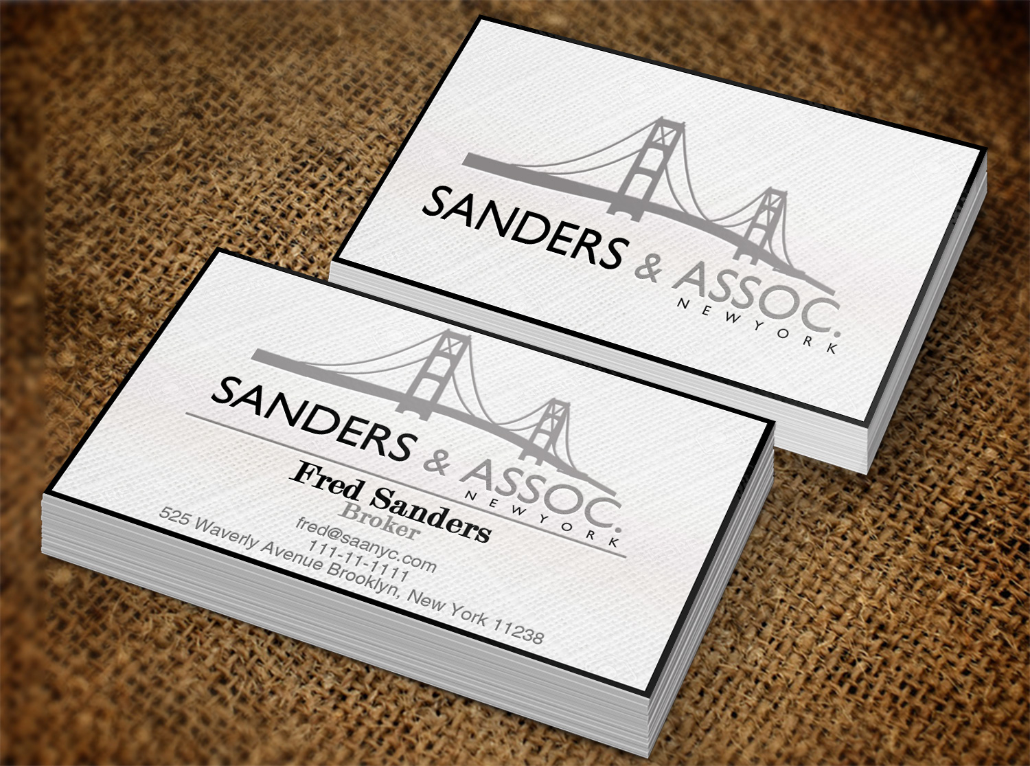 Business Card Design by Lanka Ama for sanders & associates | Design #8461967