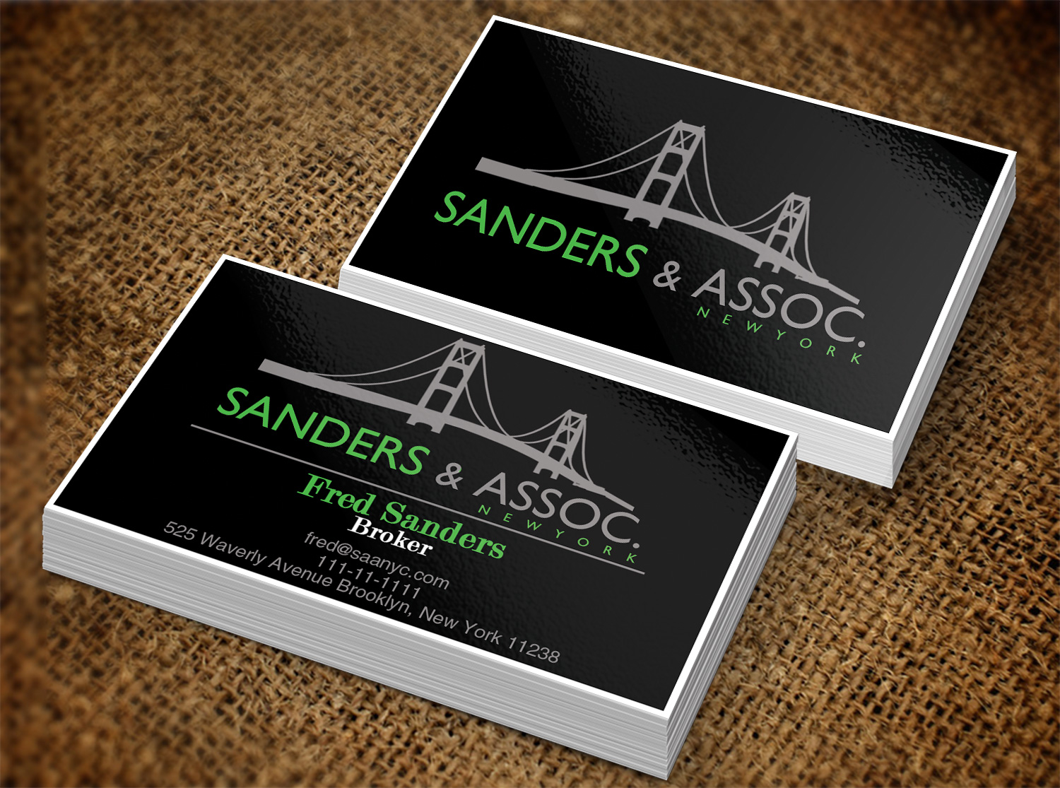 Business Card Design by Lanka Ama for sanders & associates | Design #8469719