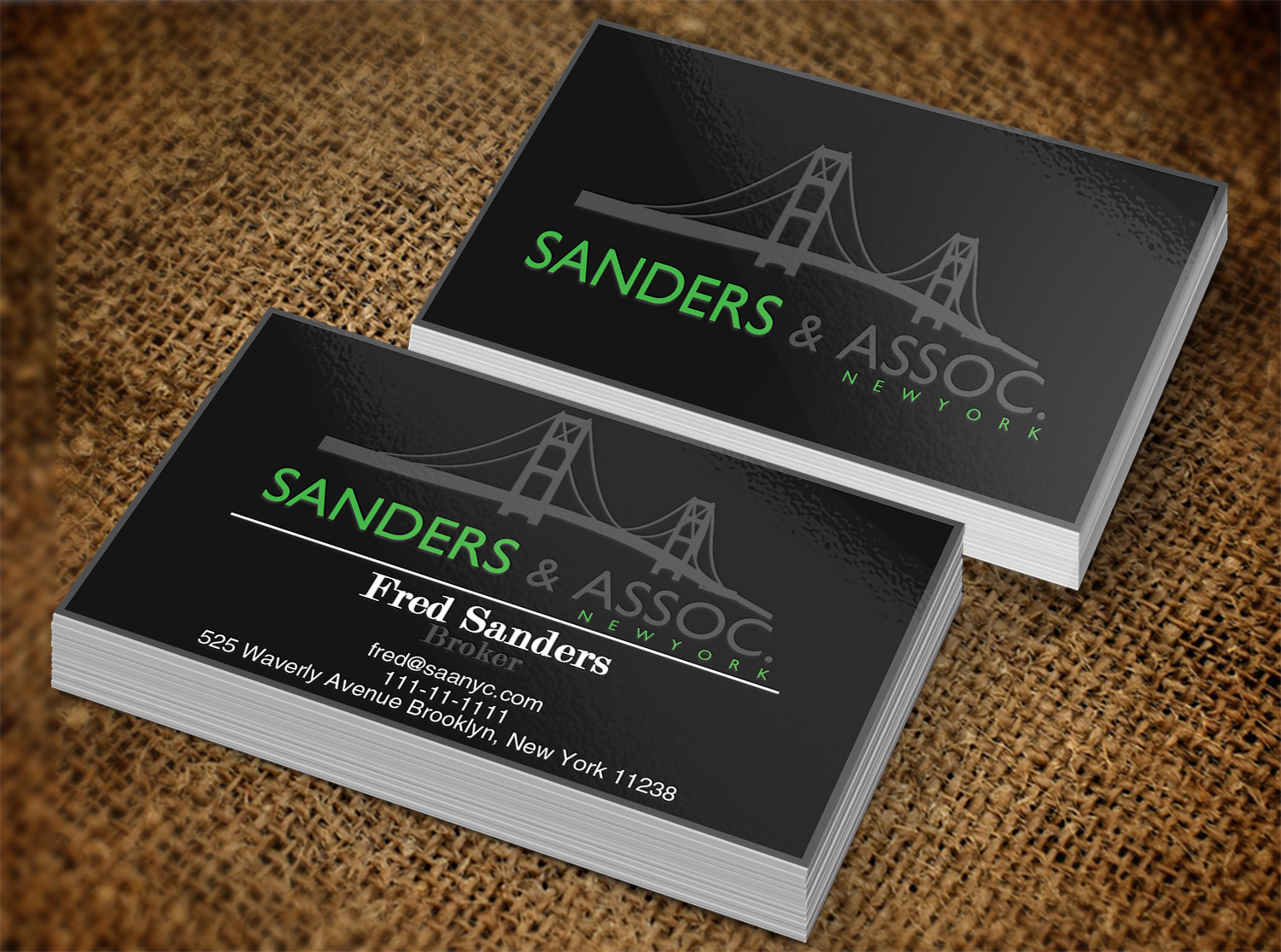 Diseño de Tarjeta de Presentación por Lanka Ama para sanders & associates | Diseño #8469722