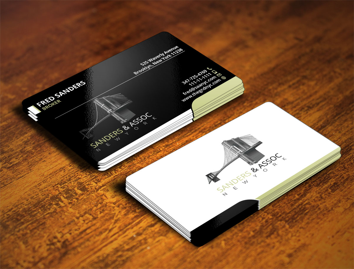 Visitenkarten-Design von Verified artistry (Design garden) für sanders & associates | Design #8436502