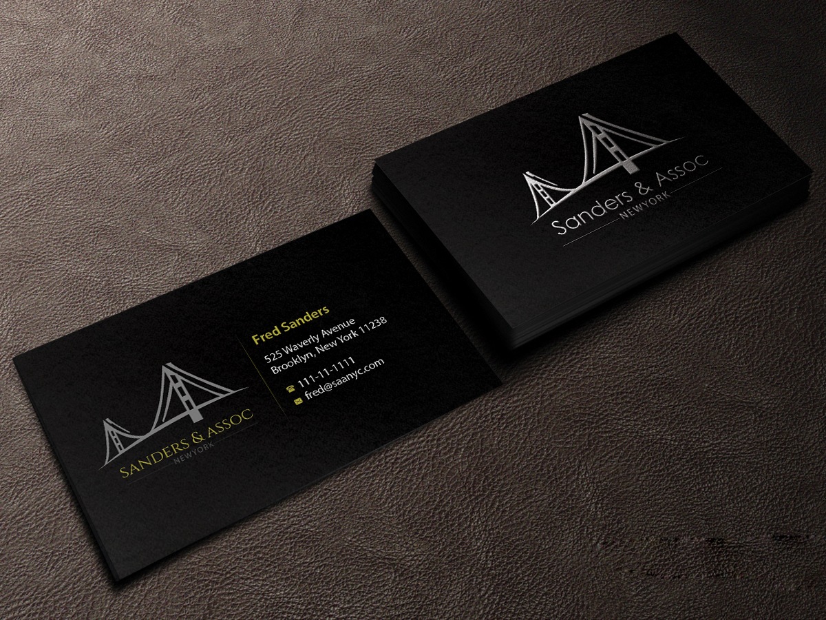 Business Card Design by Creations Box 2015 for sanders & associates | Design #8433666