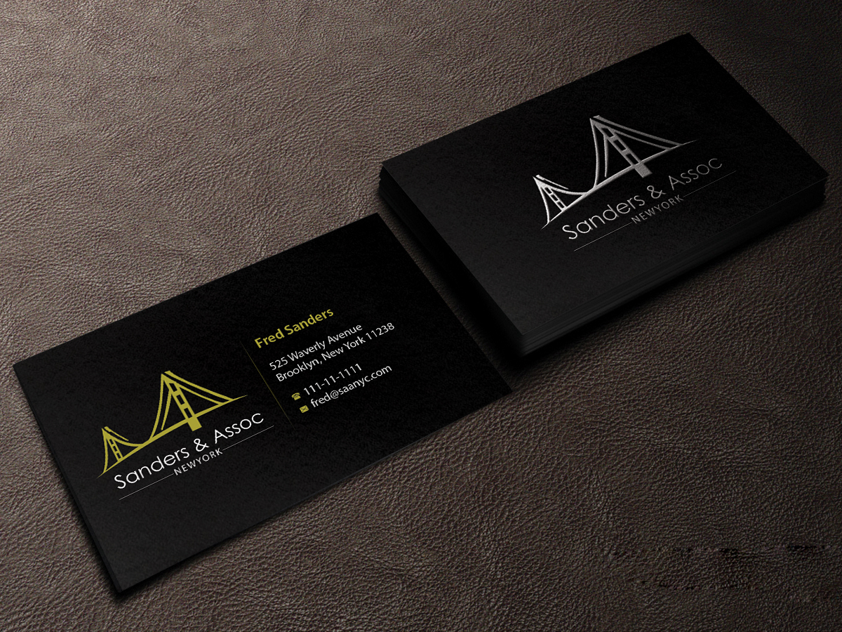 Business Card Design by Creations Box 2015 for sanders & associates | Design #8433667