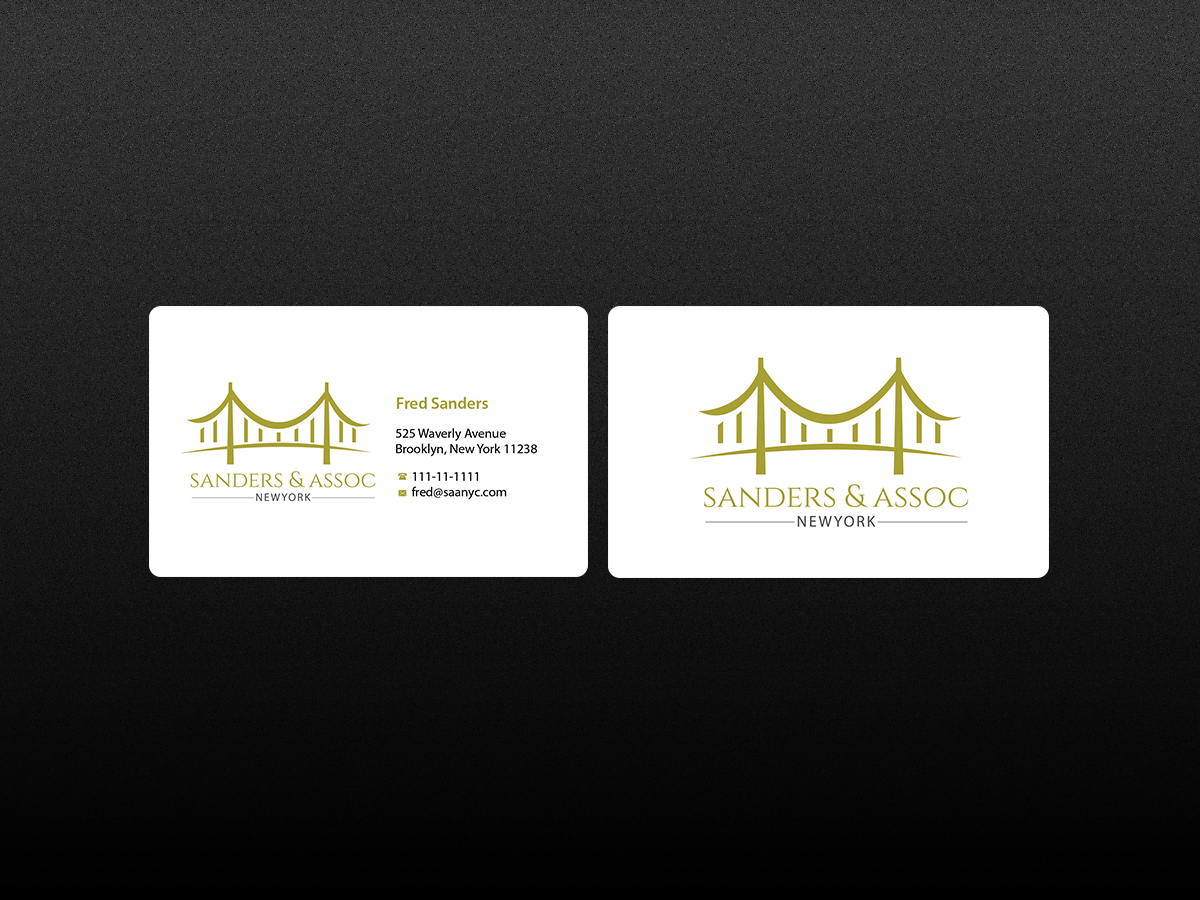 Visitenkarten-Design von Creations Box 2015 für sanders & associates | Design #8433673