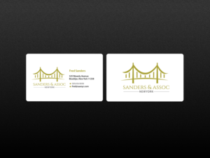 Visitenkarten-Design von Creations Box 2015 für sanders & associates | Design: #8433673