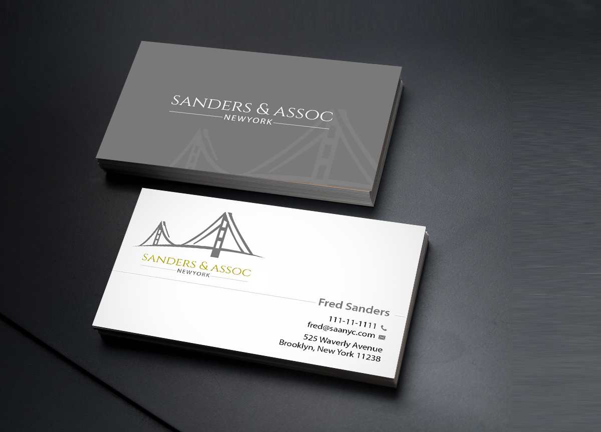 Business Card Design by Creations Box 2015 for sanders & associates | Design #8433687
