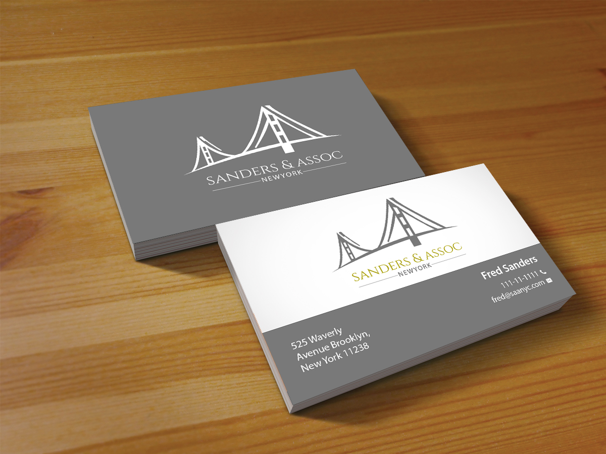 Business Card Design by Creations Box 2015 for sanders & associates | Design #8433688