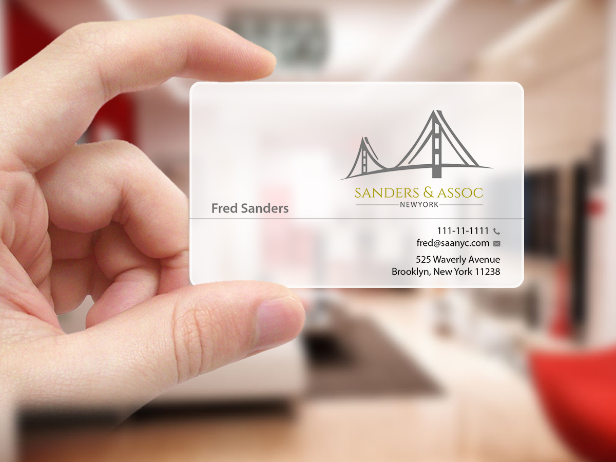 Business Card Design by Creations Box 2015 for sanders & associates | Design #8433690