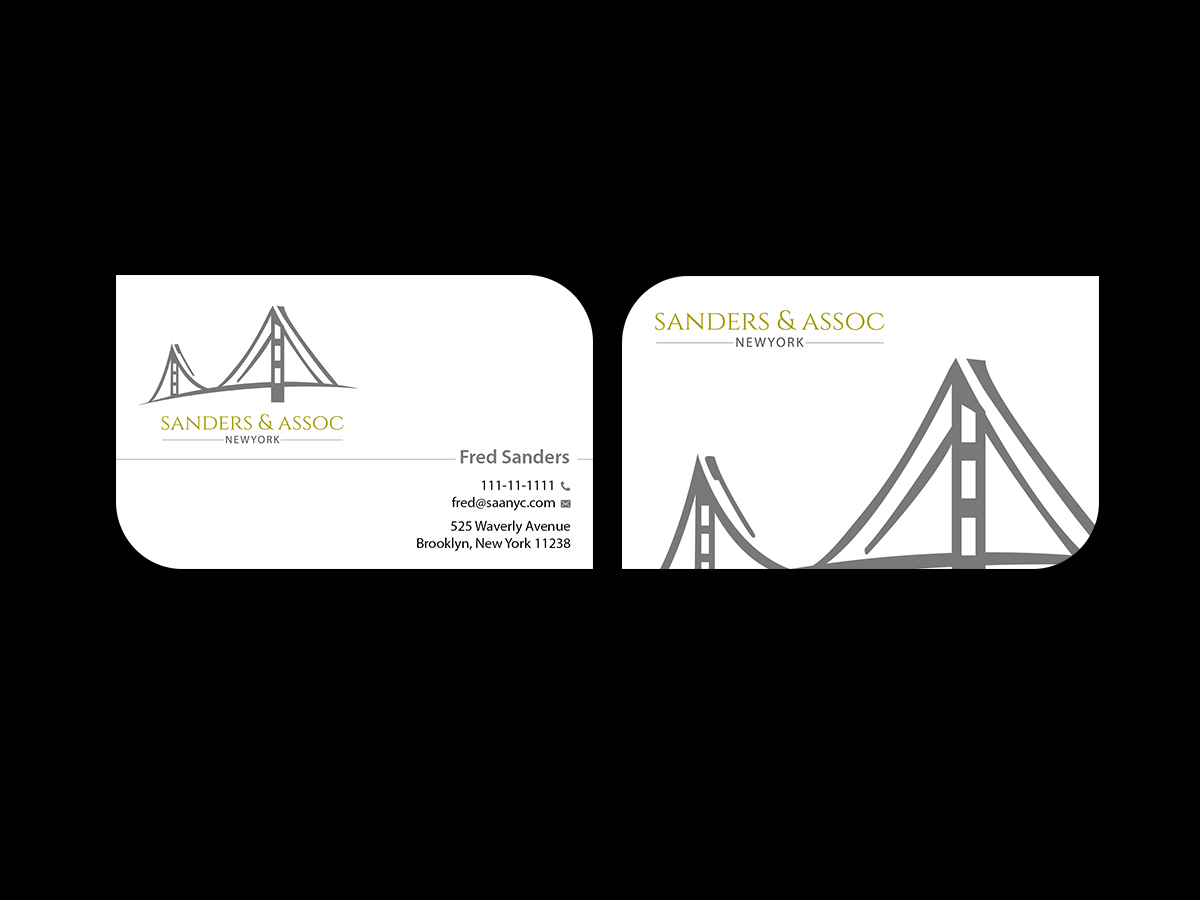 Business Card Design by Creations Box 2015 for sanders & associates | Design #8433691