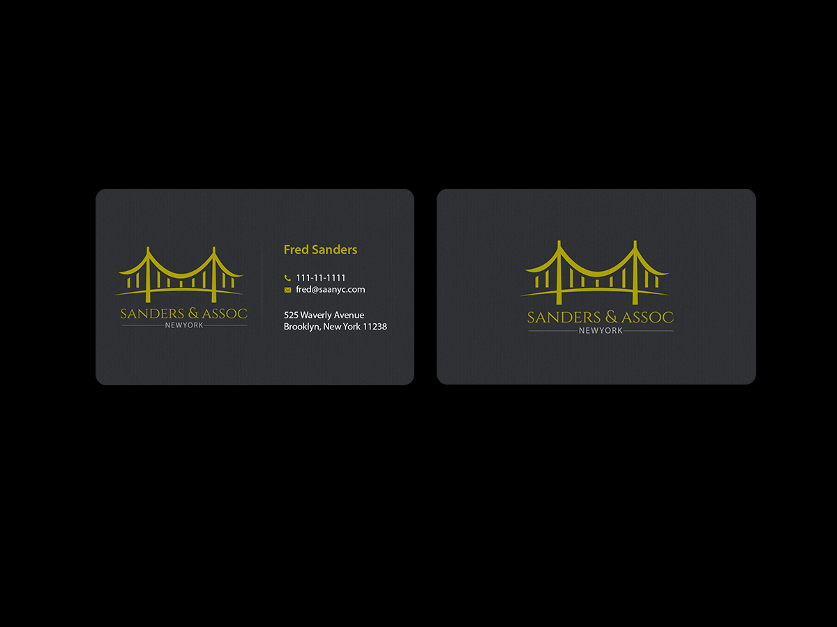 Design de Carte de Visite par Creations Box 2015 pour sanders & associates | Design #8433695