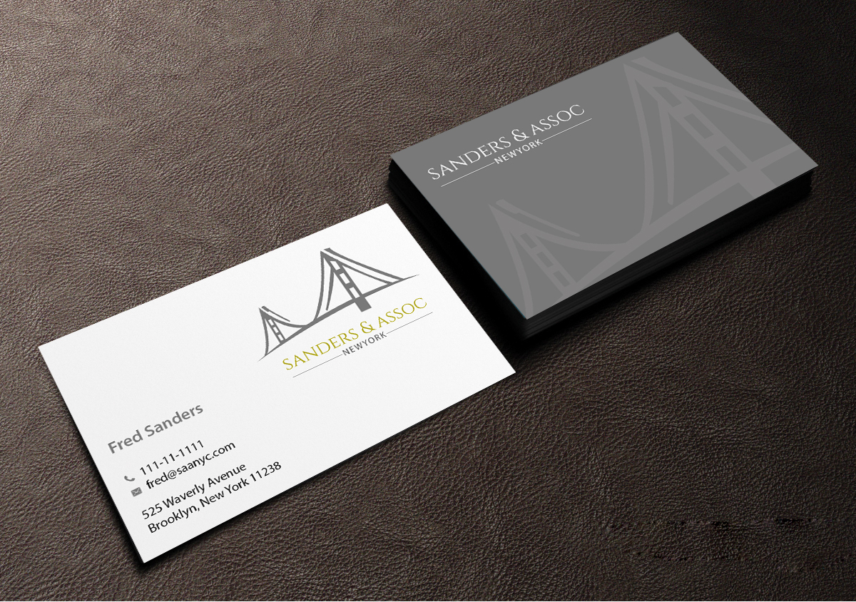 Diseño de Tarjeta de Presentación por Creations Box 2015 para sanders & associates | Diseño #8433700