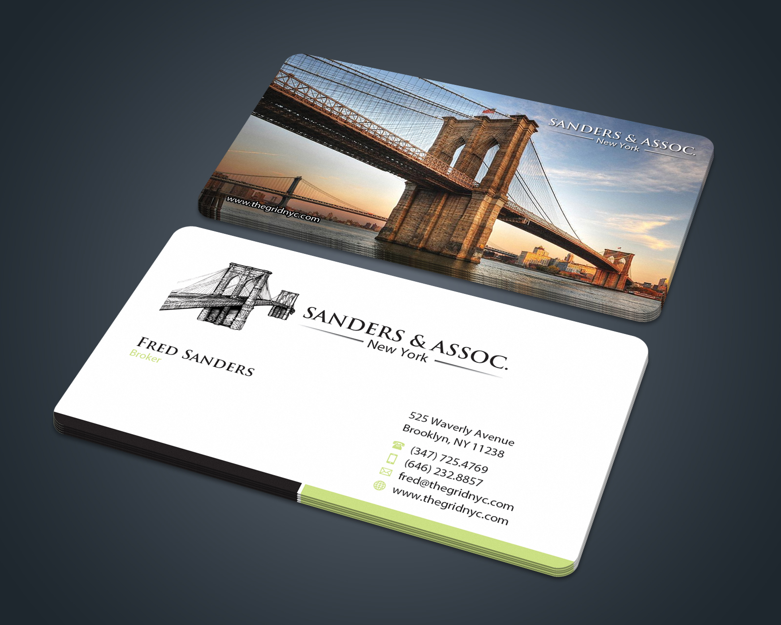 Diseño de Tarjeta de Presentación por OxonoArt para sanders & associates | Diseño #8463993