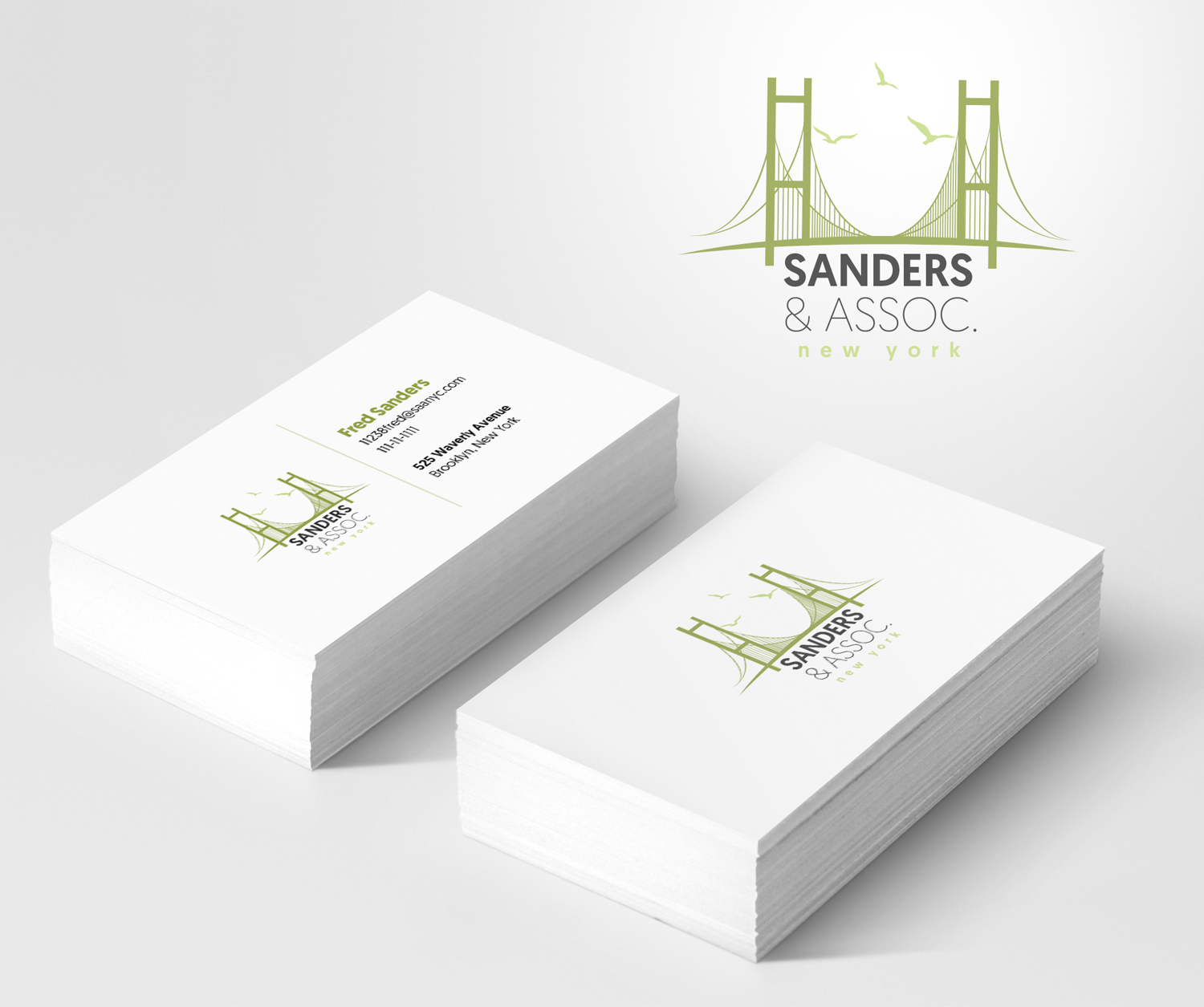 Visitenkarten-Design von Rick Blaine für sanders & associates | Design #8463640