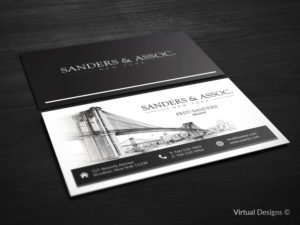 Visitenkarten-Design von SyncFuse™ Solutions für sanders & associates | Design: #8450725