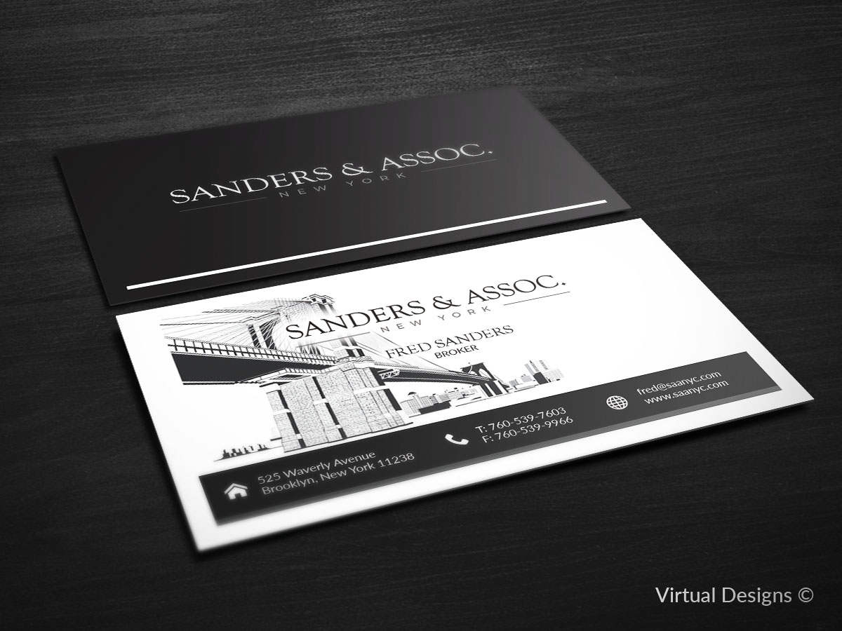 Visitenkarten-Design von SyncFuse™ Solutions für sanders & associates | Design #8450805