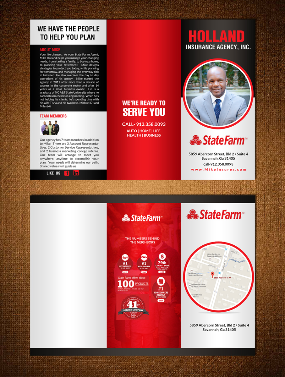 Flyer Design by creative.bugs for State Farm | Design #8444648
