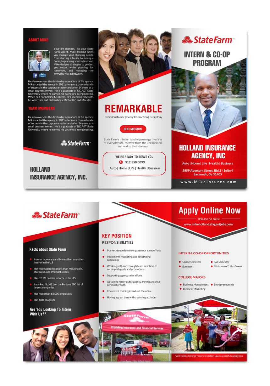 Flyer Design by hih7 for State Farm | Design: #8500948