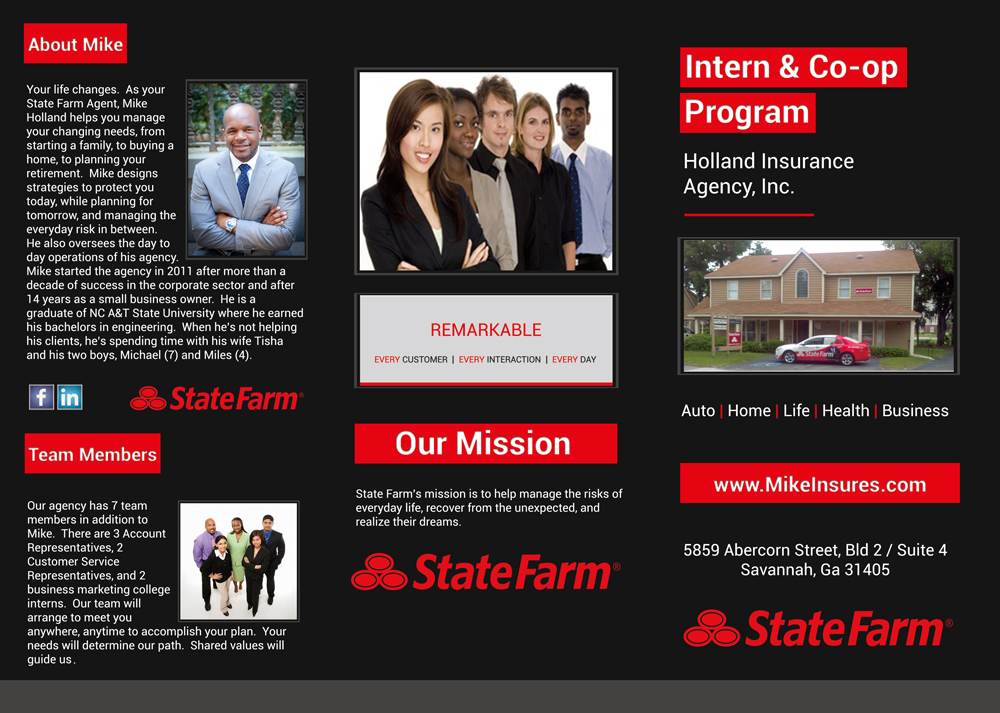 Flyer Design by Selda for State Farm | Design #8456216