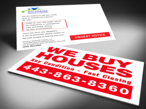 real estate postcard design for a company by rkailas design 8446789 we buy houses flyer