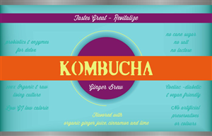   drink bottle label | Graphic Design by Marilena