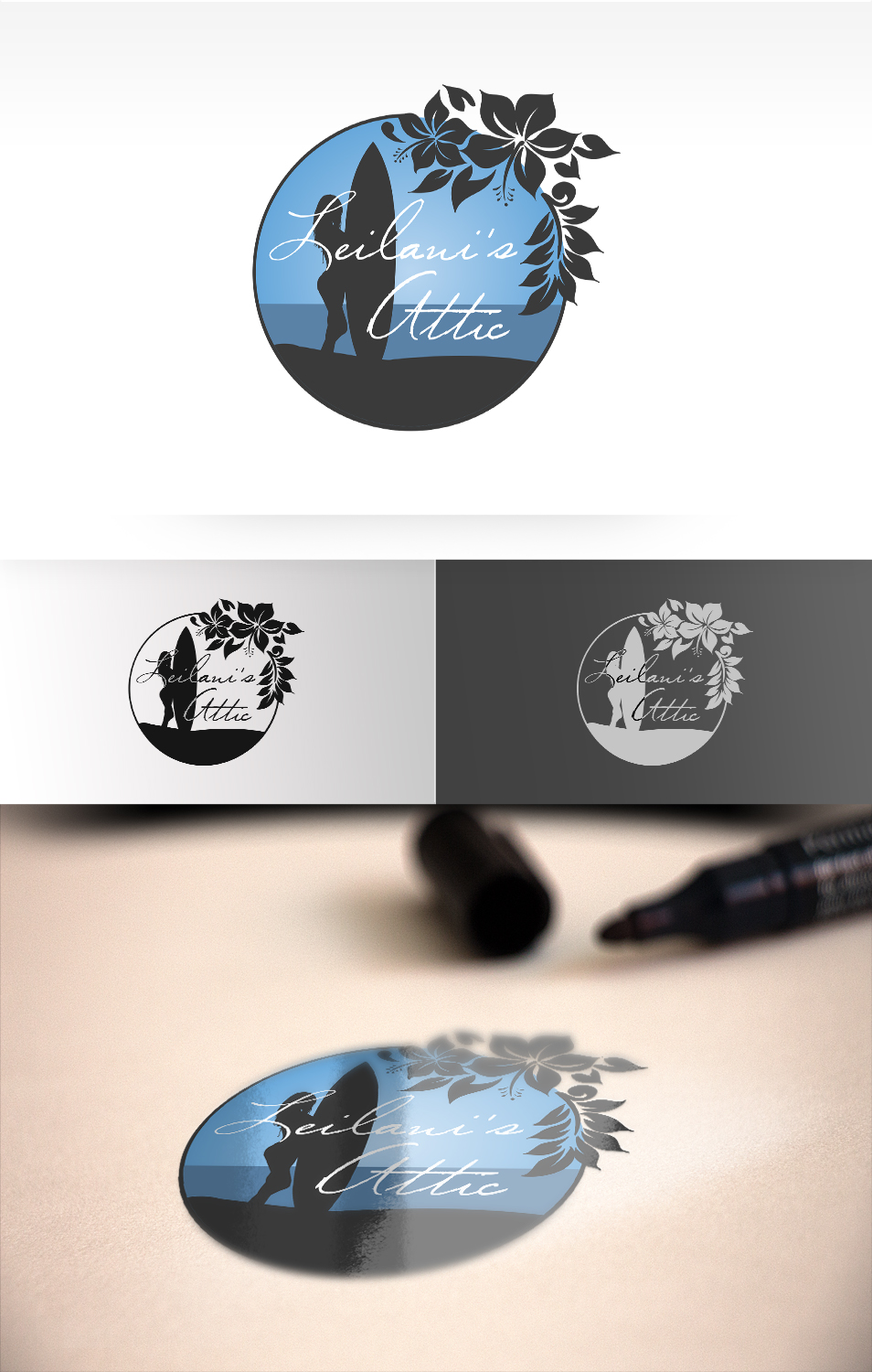 Logo Design by Ruby Rose Designs for Leilanis Attic | Design #8522160