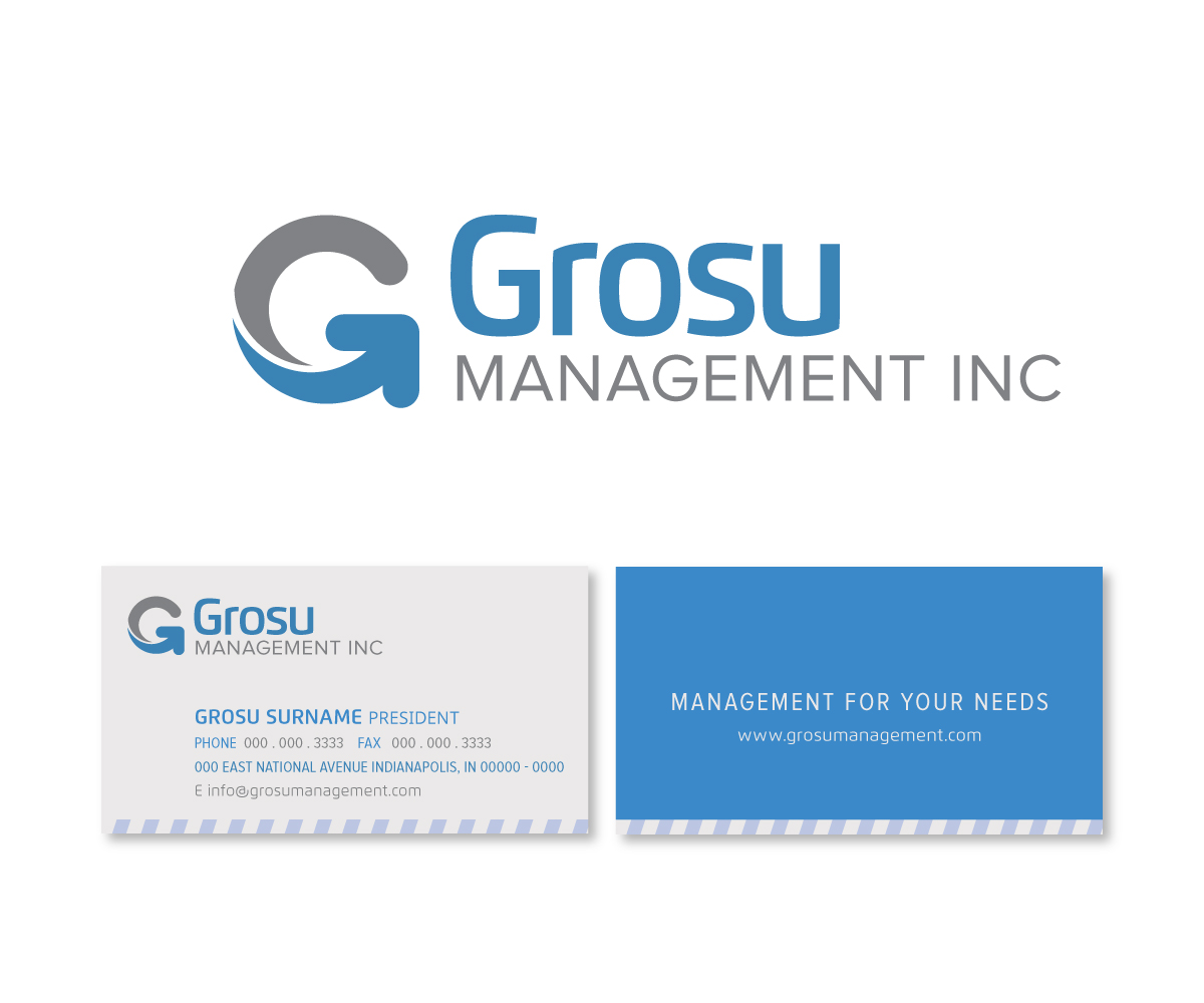 Logo Design by Davaus for Grosu Management Inc. | Design #8433372