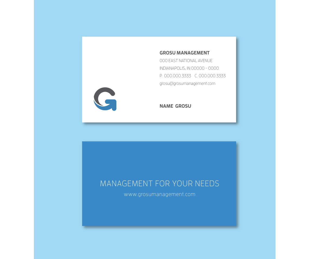Logo Design by Davaus for Grosu Management Inc. | Design #8448620