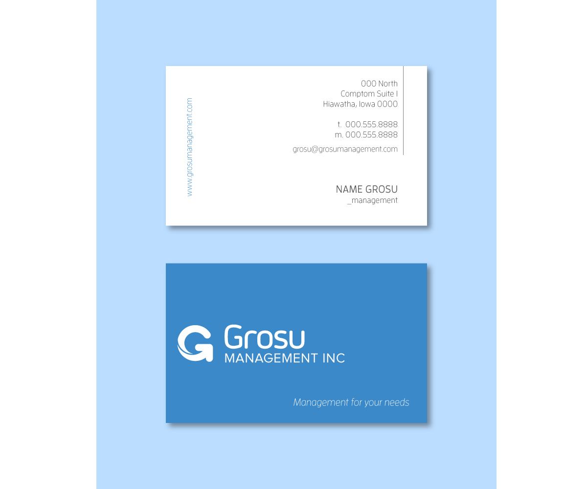 Logo Design by Davaus for Grosu Management Inc. | Design #8477269