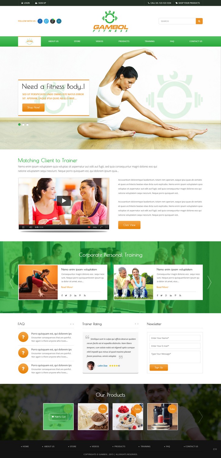 Web Design by pb for Gambol Technologies Inc | Design #8473208