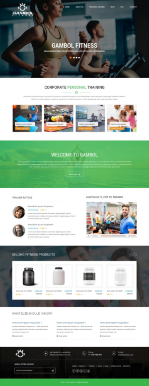 Web Design by pb for Gambol Technologies Inc | Design: #8486127