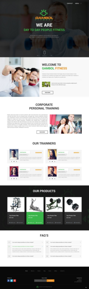 Web Design by pb for Gambol Technologies Inc | Design: #8486143