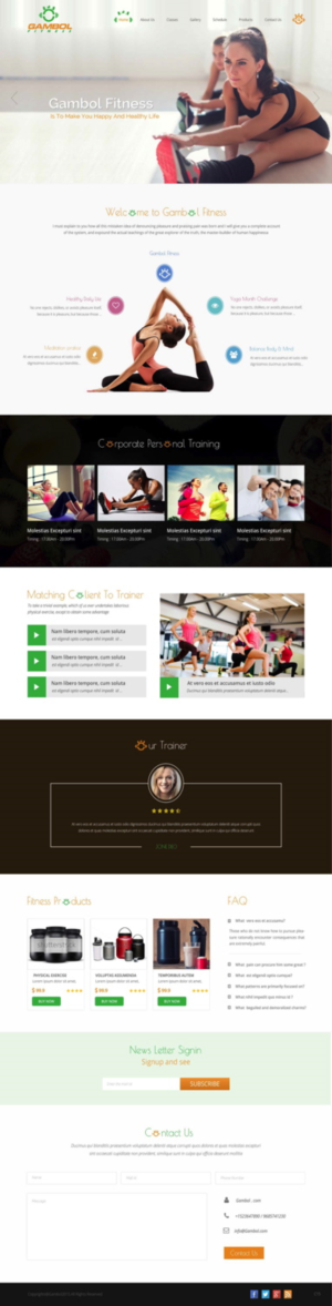 Web Design by pb for Gambol Technologies Inc | Design: #8487570