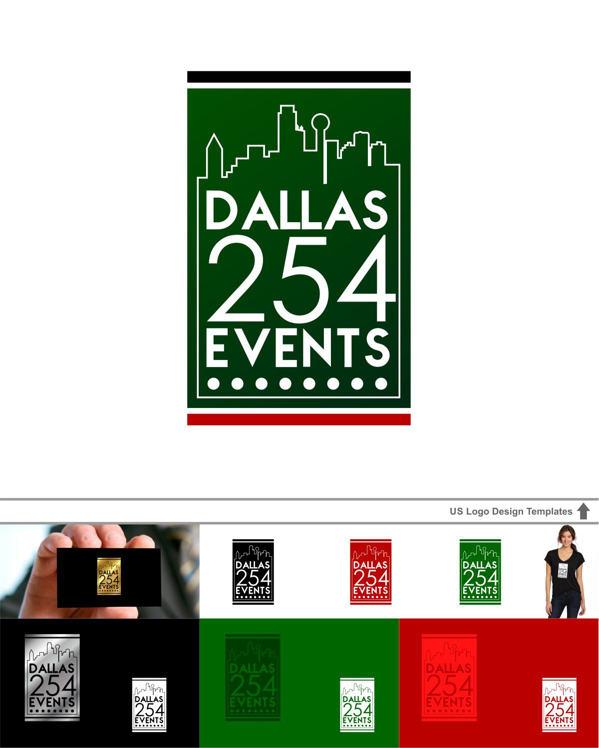 Logo Design by DesignMX (Renan Mejia) for Dallas 254 | Design #8423931