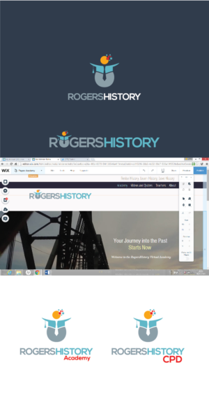 Logo Design by Logo Xtudio for RogersHistory | Design: #8493793