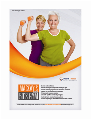 Poster Design by MasterMind for Health and Hearts Exercise Physiology Clinic | Design: #2018412