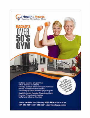 Poster Design by MasterMind for Health and Hearts Exercise Physiology Clinic | Design: #2018470