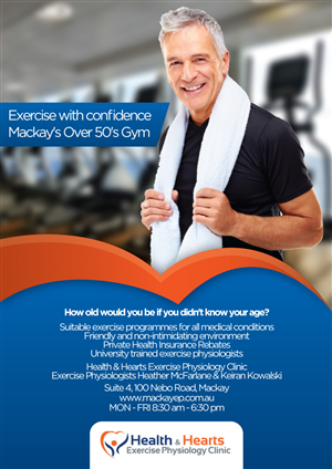 Poster Design Project for Over 50's Gym | Diseño de Póster por JCR