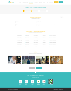 Landing Page Design by Vikram M for this project | Design #8457426