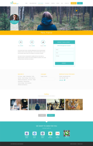 Landing Page Design by Vikram M for this project | Design: #8467049