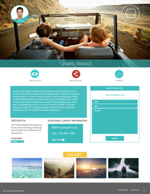Mulitple Landing Page Design Templates