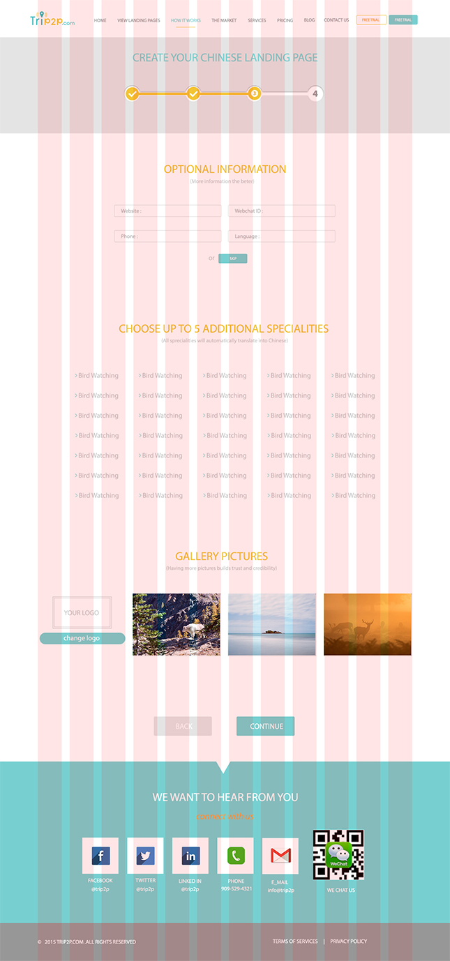 Landing Page Design by ruljak for this project | Design #8462205