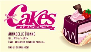 Logo Design by Vectorformat for Cakes By Annabelle | Design: #1997745