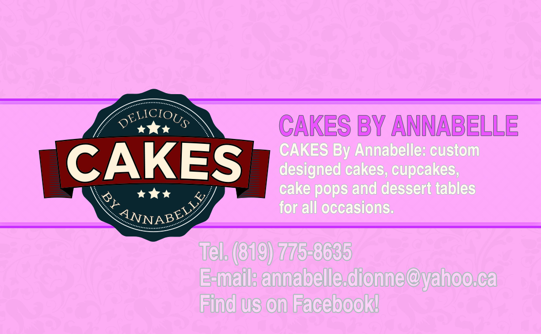 Design de Logo par WBDesign pour Cakes By Annabelle | Design #1993035