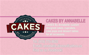 Logo-Design von WBDesign für Cakes By Annabelle | Design #1993035
