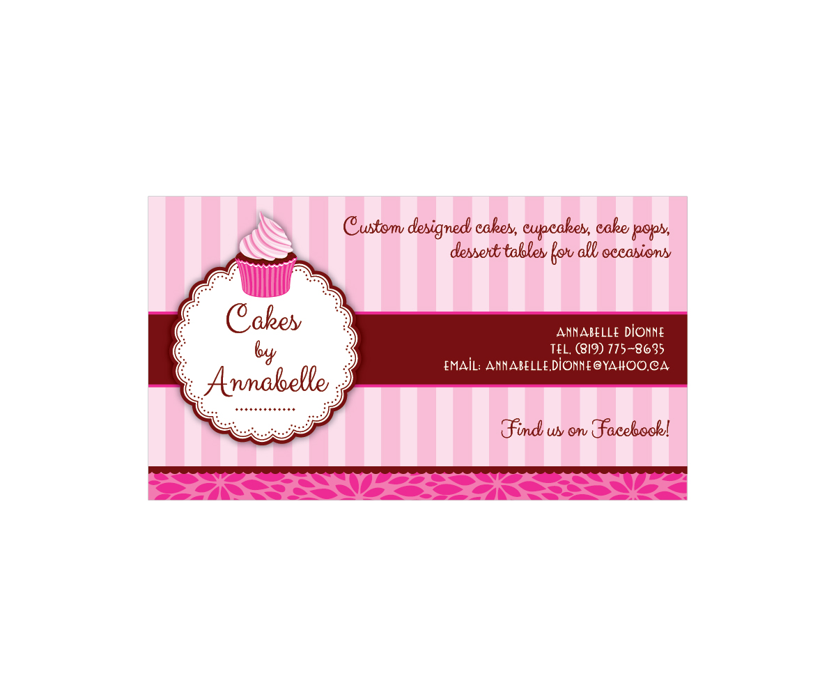 Logo Design by Krystan S. for Cakes By Annabelle | Design #2002836