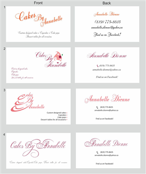 Logo Design by IneseRo for Cakes By Annabelle | Design: #2015318
