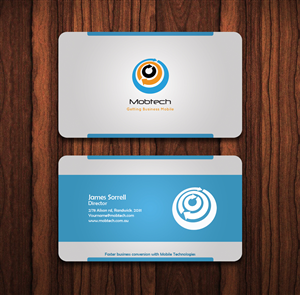 Business Card Design by TS Designs for MobTech | Design: #1984222